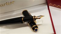 Penna Cartier Diabolo in Acciaio placcato oro giallo ST180004 - ST180004